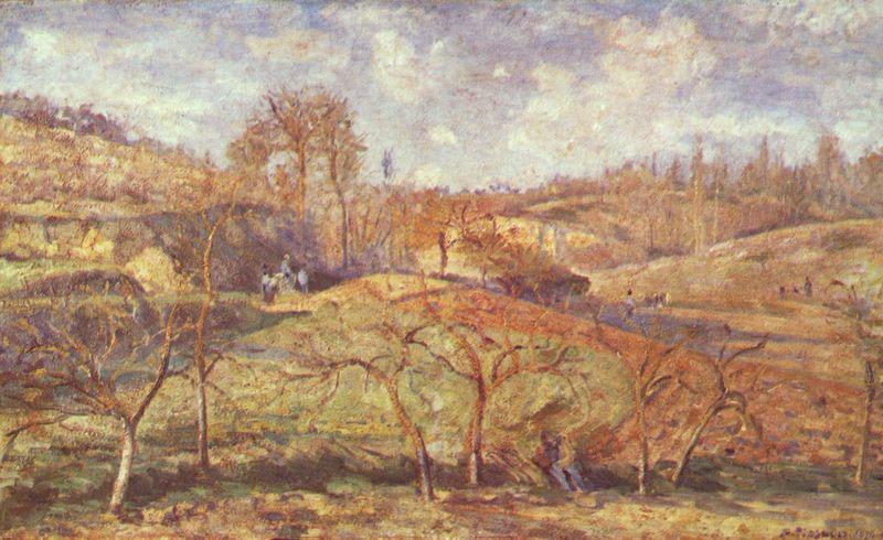 Camille Pissarro Marzsonne oil painting picture